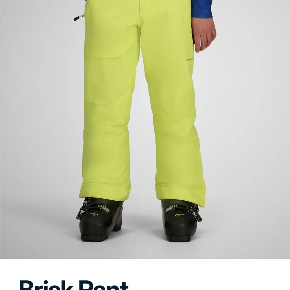 Obermeyer Teen Boys Brink Snow Pants in Summit Blue